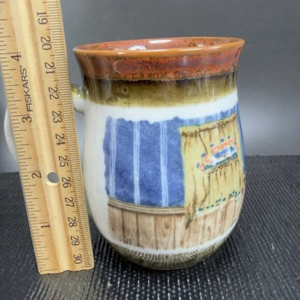 Otagiri Stoneware Pottery Coffee Mug Cup Country Kitchen Ceramic Made In Japan‎